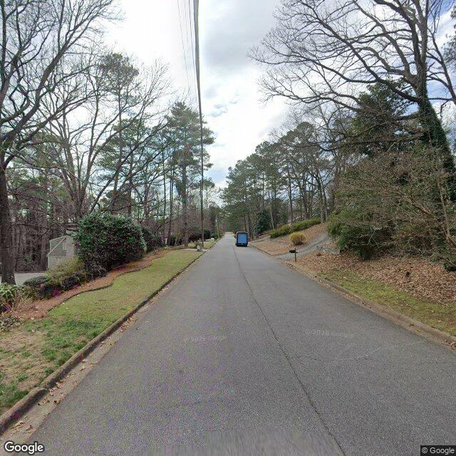 A street in Sandy Springs, North Metro Atlanta